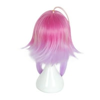Jedinstvene ponude perike za ljudsku kosu za žene dame 20 Pink gradijentni perike s kapom od perika