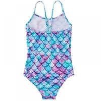 Djevojke One kupaće kostime tiskani kupaći kostim podesivi plaža kupaće kostime 2- godine