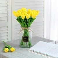 Buket tulipana svileno umjetno cvijeće kućni ured vjenčani dekor poklon za Majčin dan