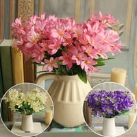 Lijep umjetni mini buket cvijeća Ljiljana kućni vjenčani dekor cvijeće po komadu