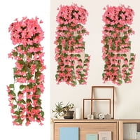 Umjetne biljke koje vise na zidu, cvijeće koje visi na zidu, vinova loza, vrtni ukrasi, vjenčani ukrasi