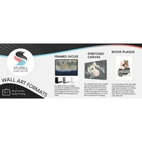 Stupell Industries Nautical Conch Shealing slikanje crno uokvirenog umjetničkog tiskana zidna umjetnost, dizajn