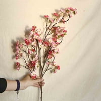 Umjetna trešnja cvijet breskve svileni cvijet kućni cvjetni dekor za svadbene zabave
