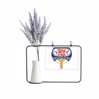 Tradicionalna japanska kultura papirnati ventilator Umjetna vaza za cvijeće lavande razglednica-boca