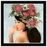 Wynwood Studio ispisuje cvjetove za svoje cvjetne i botaničke cvjetove zidne umjetničke platnene platnene ružičaste