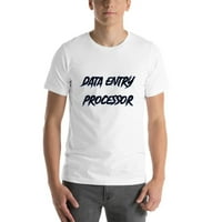 Procesor unosa podataka Slasher Style Style Shothuve Pamuk majica prema nedefiniranim darovima