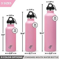 Day Fitness Oz. Dvostruki zid SS Standardna boca za vodu ružičaste boje