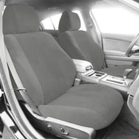 Velur navlake za prednja sportska sjedala CalTrend O. E. 2007 - Toyota Camry - TY408-08RS Svijetlo siva umetanje