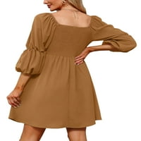 SANVIGLOR Žene Mini-haljine kratke haljine s pukotinama rukava Ljetna plaža Sundress Seksi a-line haljina Travel