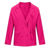 Kardigan za žene ženske modne žene poslovanje odjeće solidne boje dugih rukava kardigan kaput gornje jakne