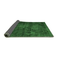 Tradicionalni perzijski smaragdno zeleni tepisi za prostore tvrtke, Okrugli, 4 inča
