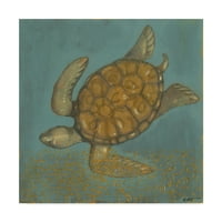 Zaštitni znak likovna umjetnost 'Sea Turtle II' platno umjetnost Normana Wyatta