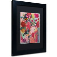 Zaštitni znak likovna umjetnost May Flowers Canvas Art Carrie Schmitt, Black Matte, crni okvir
