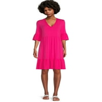 Pioneer Woman Flounce haljina od rukava, ženske, veličine xs-3x