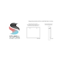 Stupell Industries je američki botanički simbol križa Vjerska galerija slika omotano platno tiskanje zidne umjetnosti