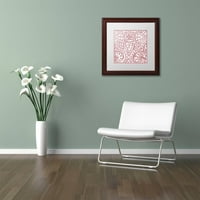 Zaštitni znak likovna umjetnost Dulce III Canvas Art by Color Bakery White Matte, drveni okvir