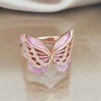 Spojite darove za Valentinovo, cirkon prstenovi Ženski poklon nakit prstenovi za djevojke vjenčani prstenovi ženski