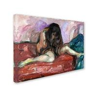 Zaštitni znak likovne umjetnosti Plačljiva gola, platno Edvarda Muncha