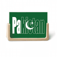 Naziv zastave zemlje Pakistan foto drveni okvir za fotografije stolna vitrina