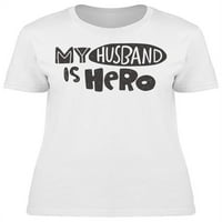 Citat: moj muž je majica heroj majica žena -imaga-Shutterstock, žensko xx-velik