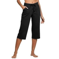 WeFuesd joga hlače žene ženske pahuljice i hlače s džepovima s džepovima.