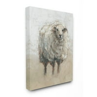 Mutna ovca s farme, bež i smeđa životinja, dizajn Ethana Harpera, 16 20