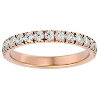Zaručnički prsten od ružičastog zlata od ružičastog zlata za žene