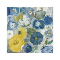 Apstraktni uzorak cvijeta maka botanička i Cvjetna galerija slika omotano platno ispis zidne umjetnosti