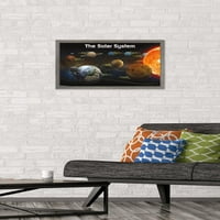 Zidni plakat solarnog sustava, 14.725 22.375