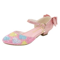 Crocowalk djevojke princeza cipela sjajne sandale sa sandalama za gležanj remen Mary Jane Kids haljina cipele